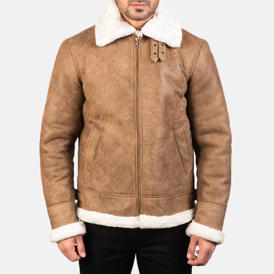 Francis B-3 Leather Bomber Jacket